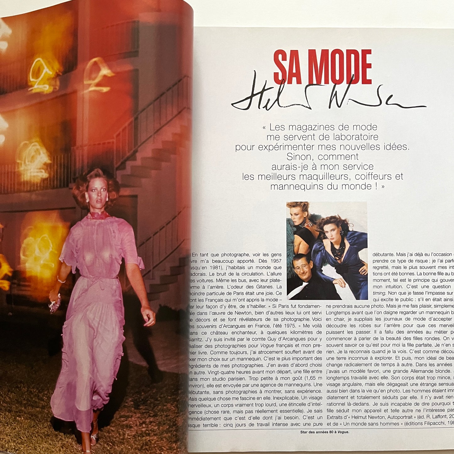 PHOTO Special Helmut Newton Magazine French Edition