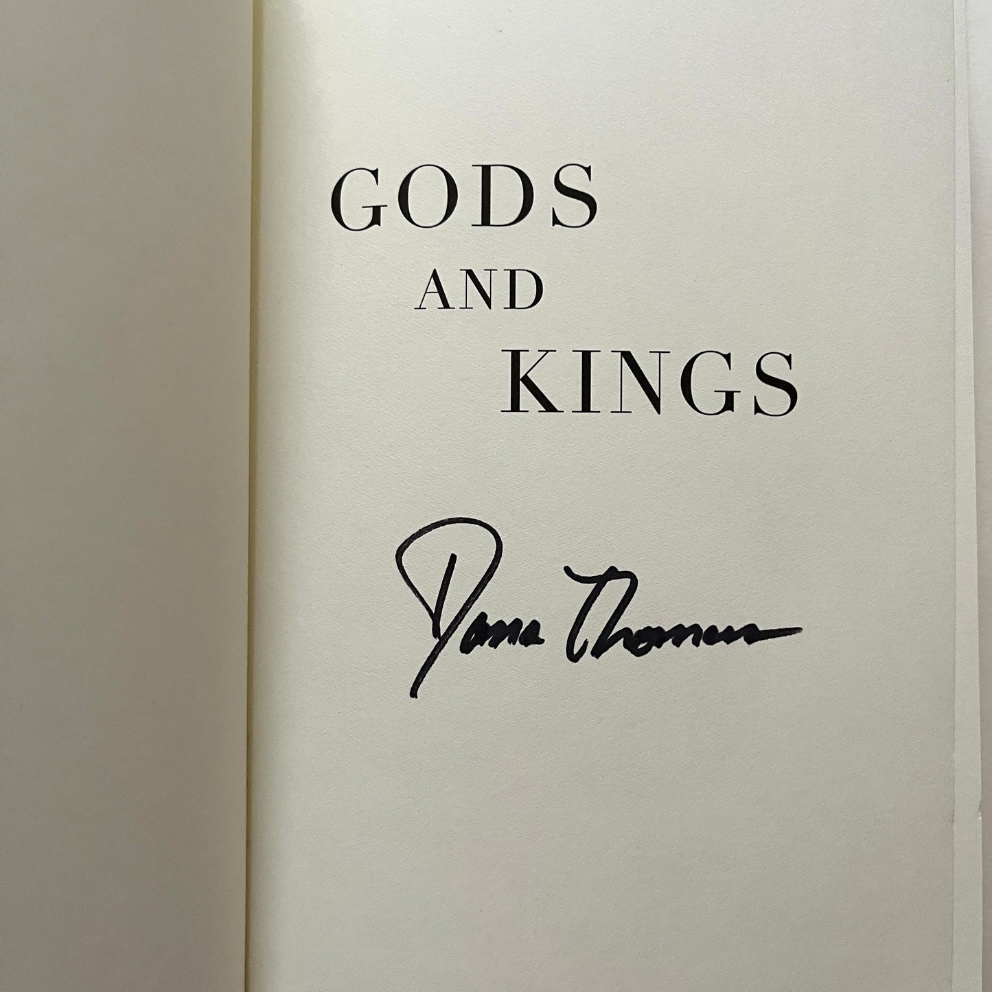 SIGNED Gods and Kings The Rise and Fall of Alexander McQueen and John Galliano By Dana Thomas