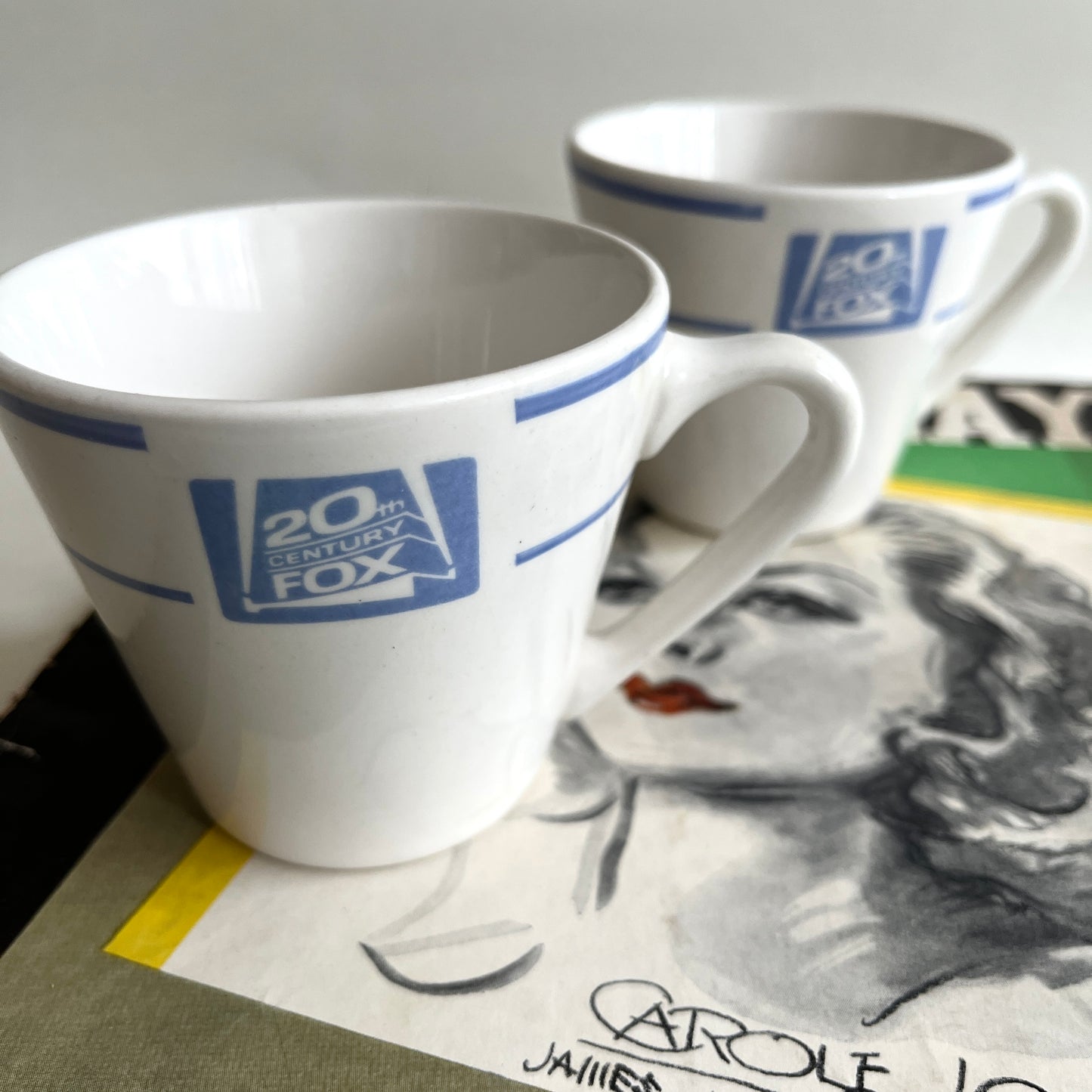 20th Century Fox Studio Restaurant Commissary Mugs
