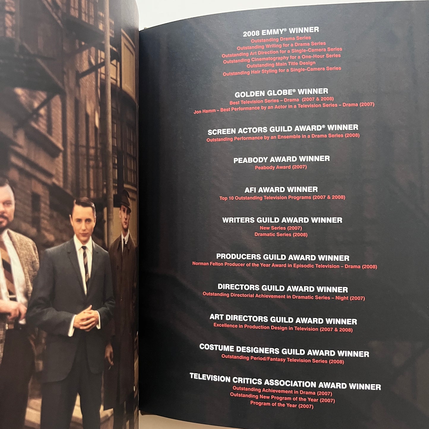 Mad Men Season Three Lionsgate AMC Promotional Book