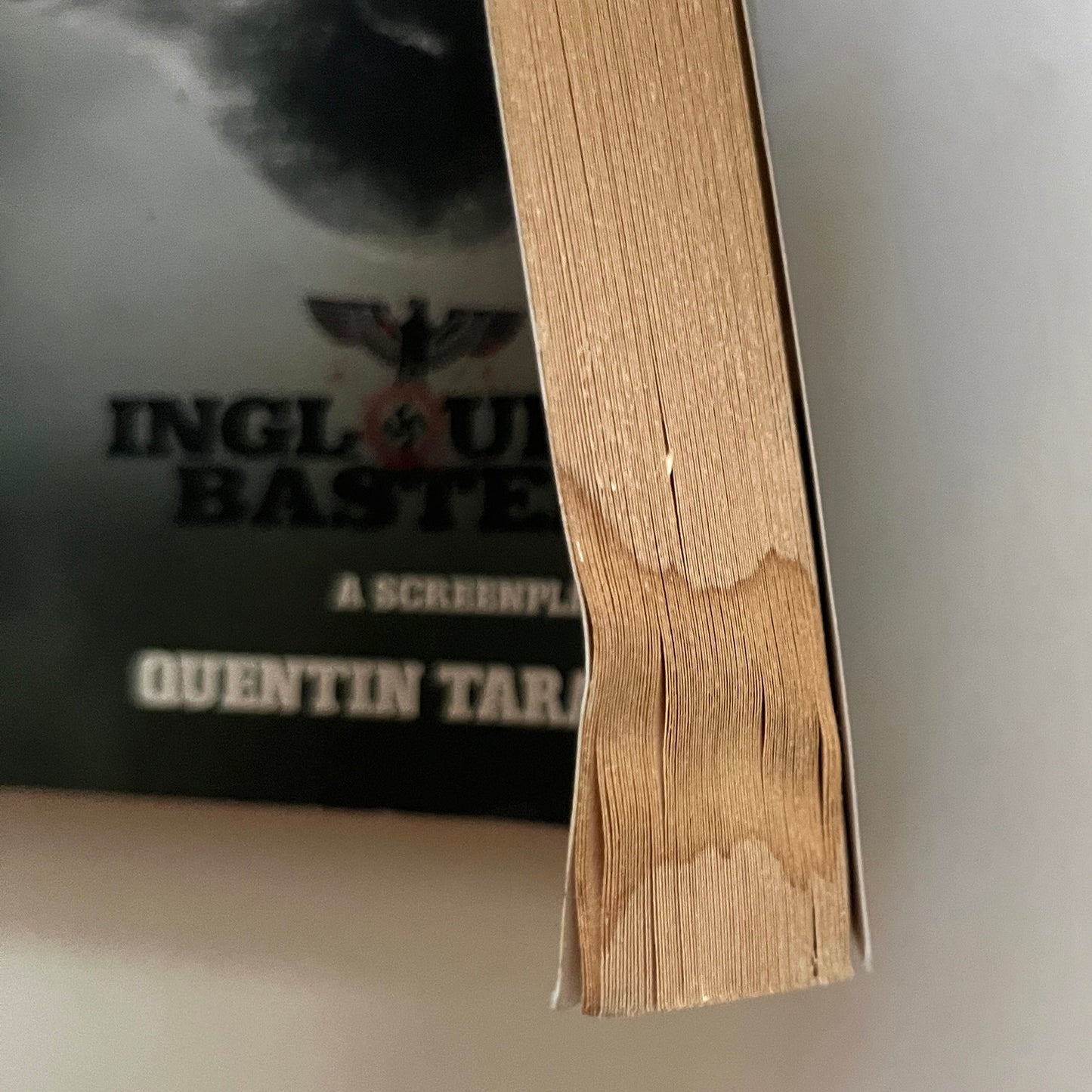 Signed Inglourious Basterds A Screenplay by Quentin Tarantino - Damaged