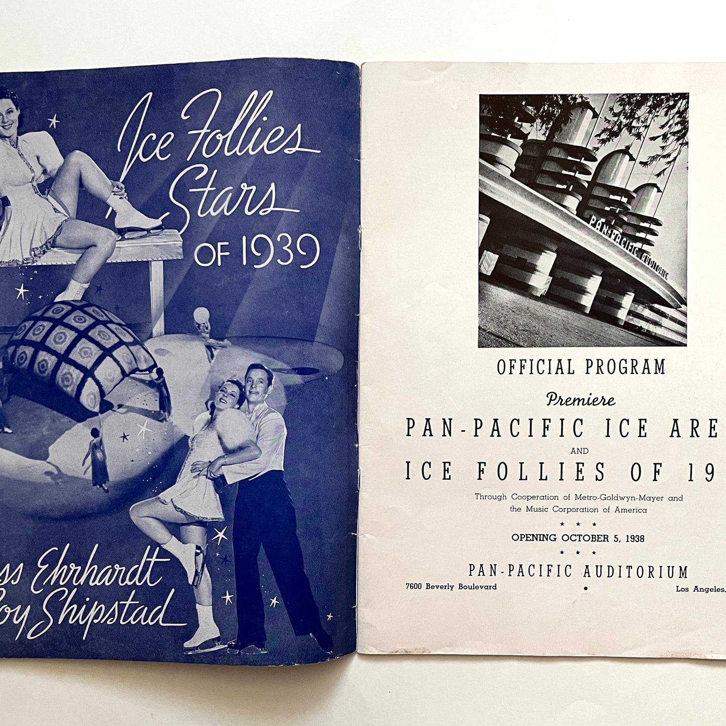 Ice Follies of 1939 Hollywood Pan Pacific Ice Arena 1938