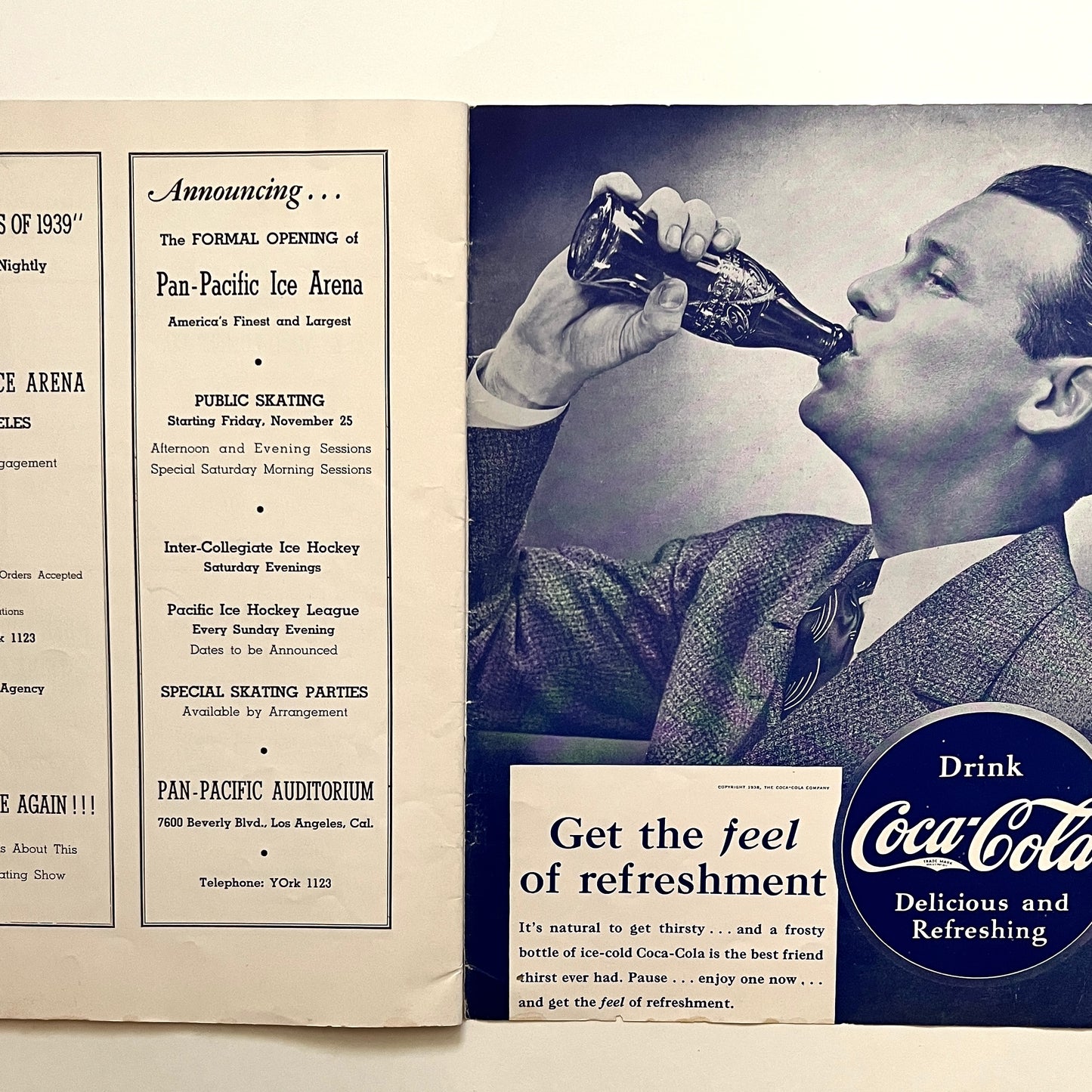 Ice Follies of 1939 Hollywood Pan Pacific Ice Arena 1938