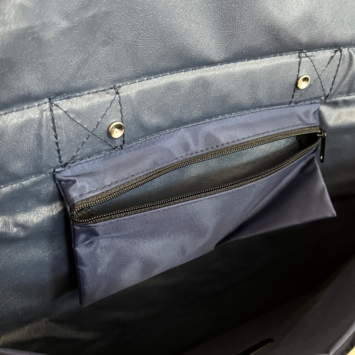 Cannes 1999 Dark Blue Vinyl 52 Film Festival Carry Bag/Case