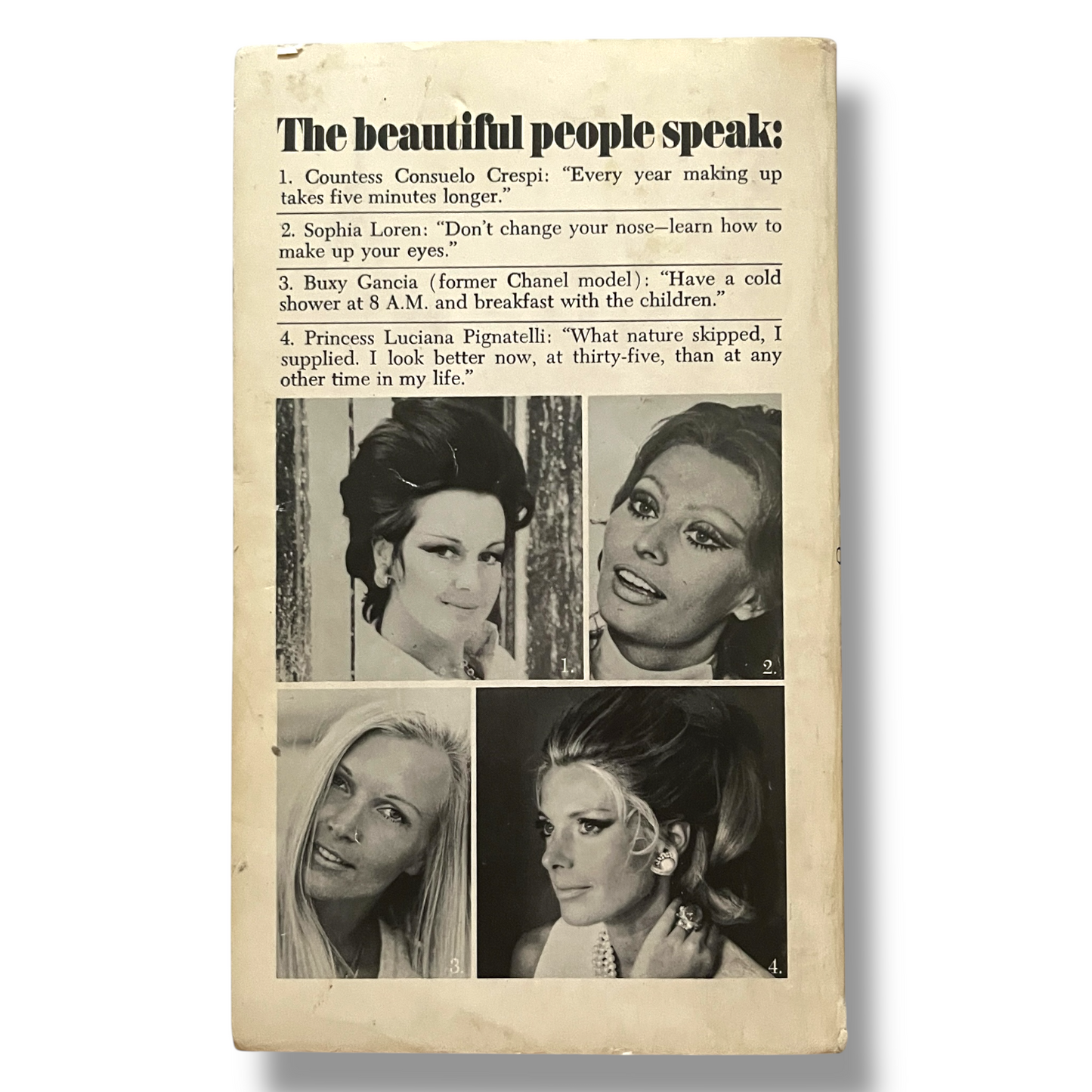 Beautiful People's Beauty Book by Princess Luciana Pignatelli