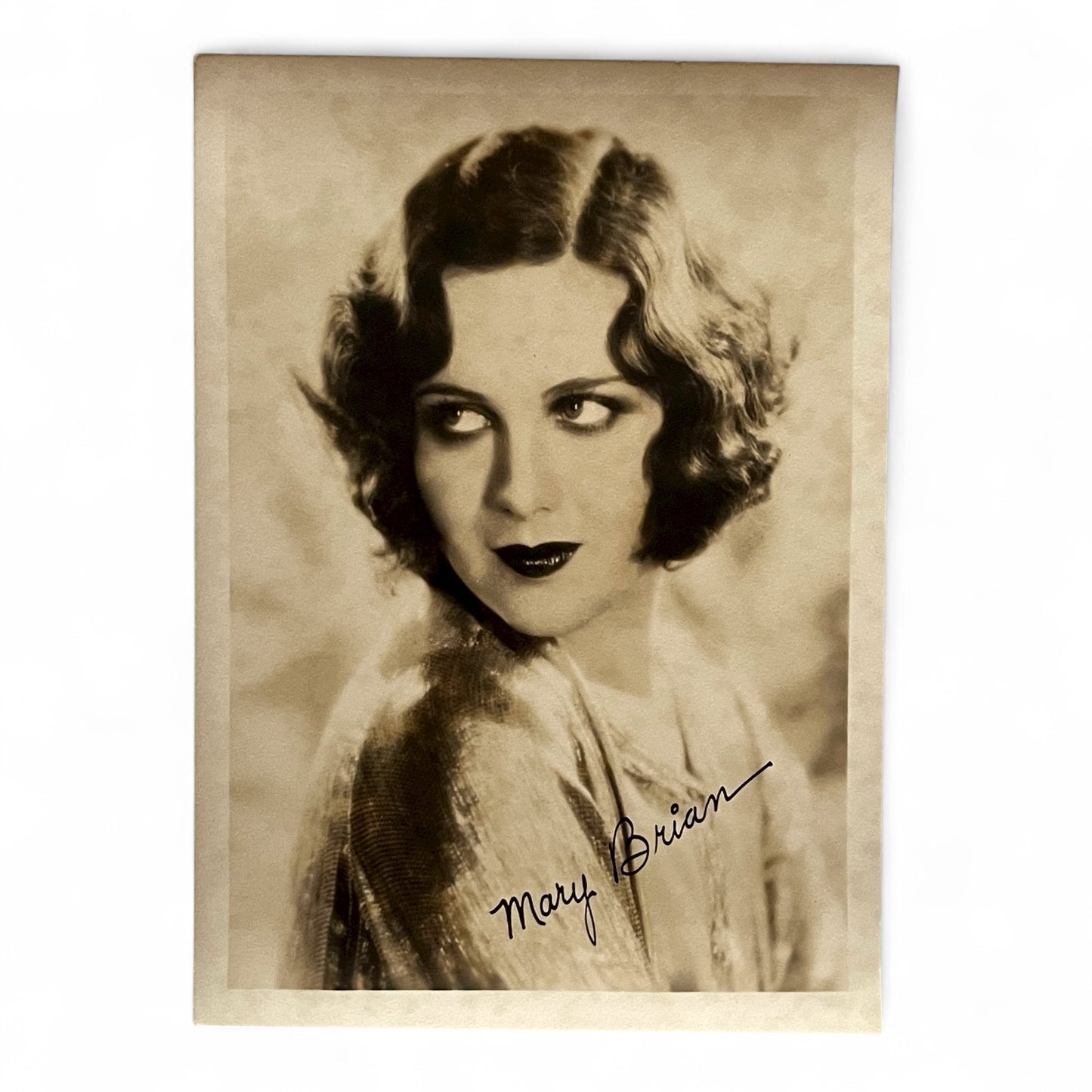 Mary Brian Paramount Famous Lansky Studio Autograph Picture & Card / Fan Mail