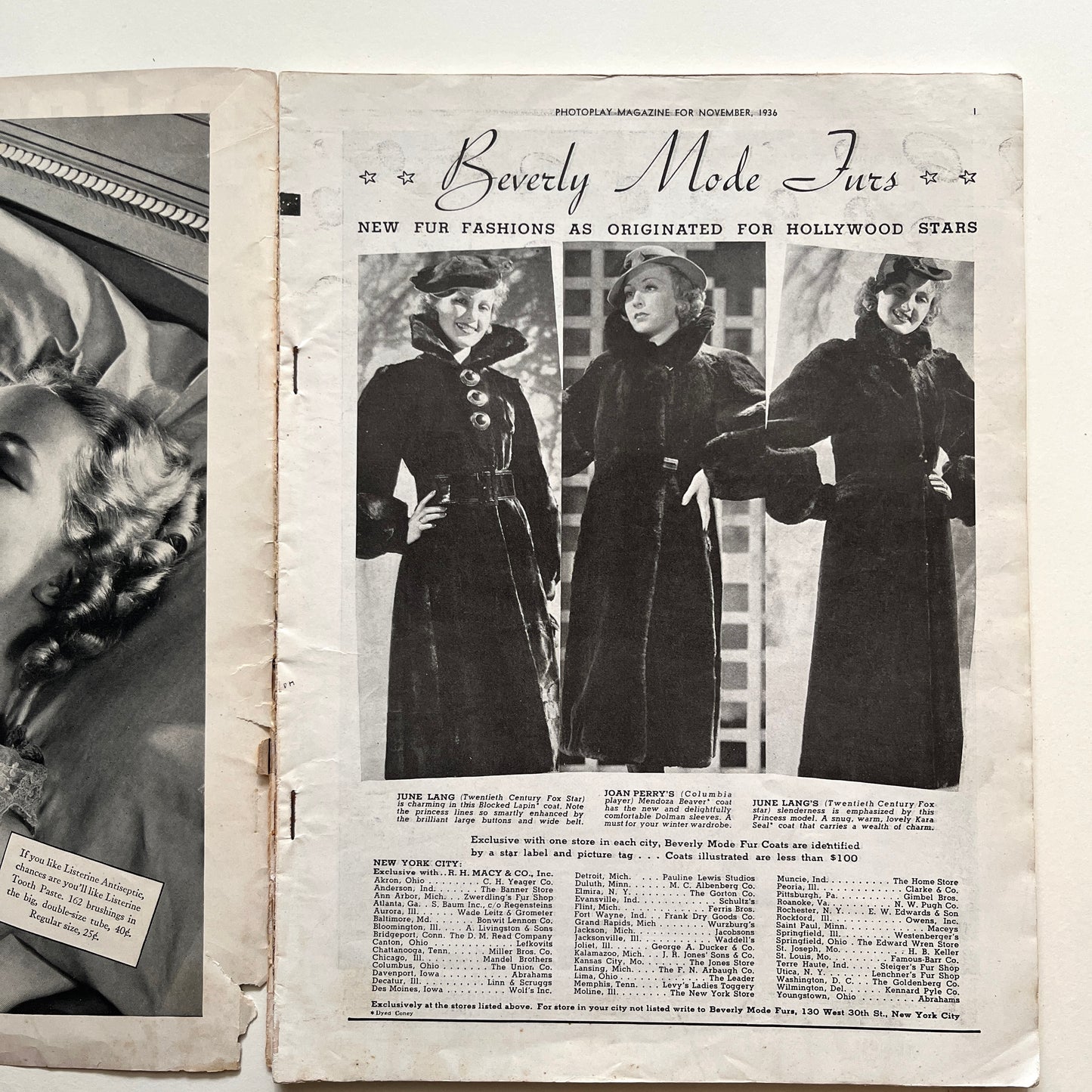 Photoplay Film Magazine November 1936