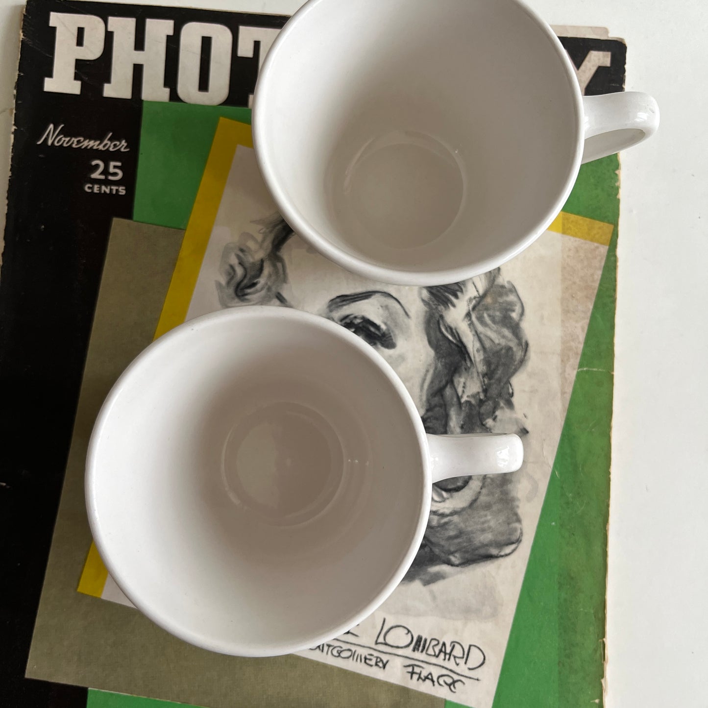 20th Century Fox Studio Restaurant Commissary Mugs