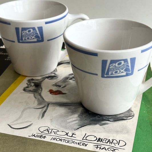 20th Century Fox Studio Restaurant Commissary Mugs