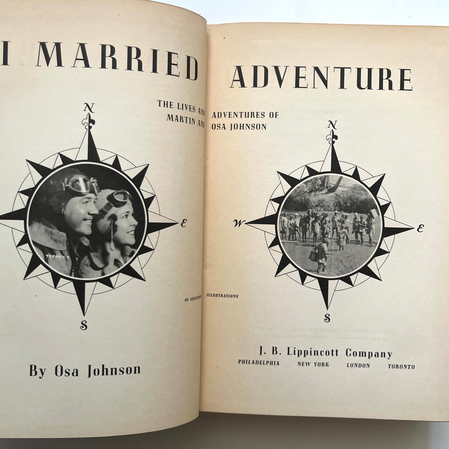 I Married Adventure By Osa Johnson Frist Edition 1940