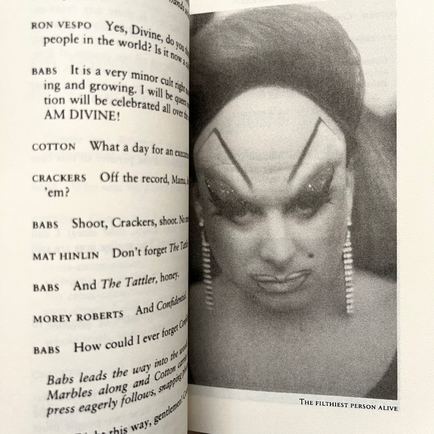 Signed Pink Flamingos A Screenplay John Waters