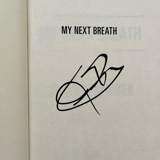 SIGNED Jeremy Renner My Next Breath A Memoir
