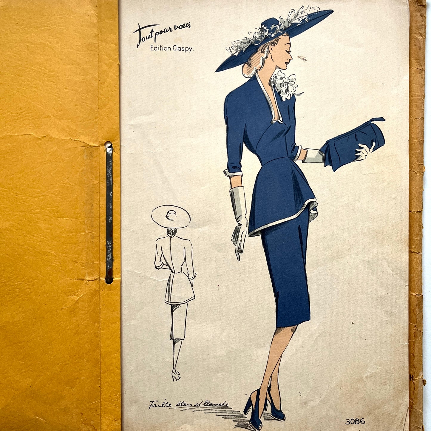 Tout Pour Vous French Fashion Softcover Book 1947