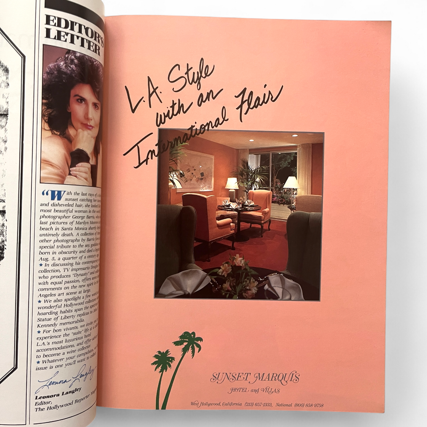 Marilyn Monroe: A Rare Collection of Photographs July 1987 Hollywood Reporter Magazine